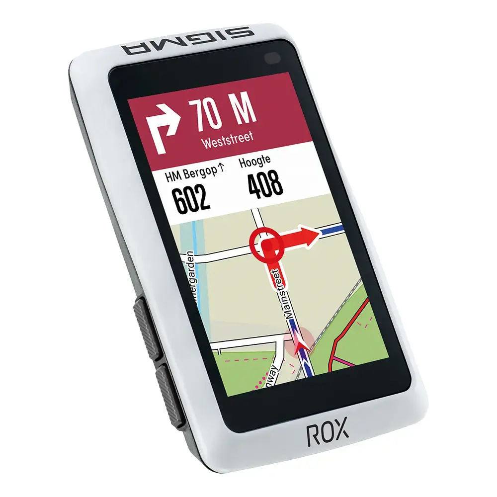 Sigma Sport ROX 12.1 EVO GPS Fietscomputer Wit