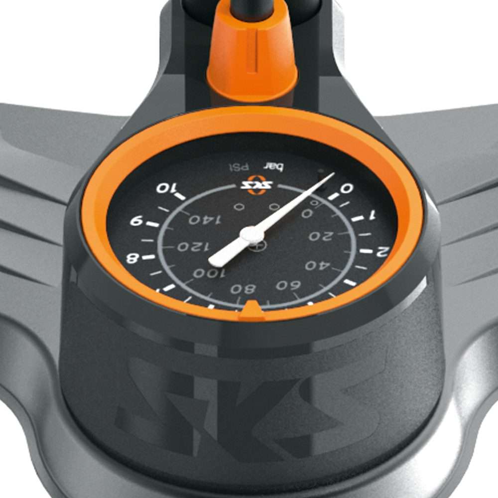 SKS Air-X-Plorer 10.0 Fietspomp Zwart/Oranje