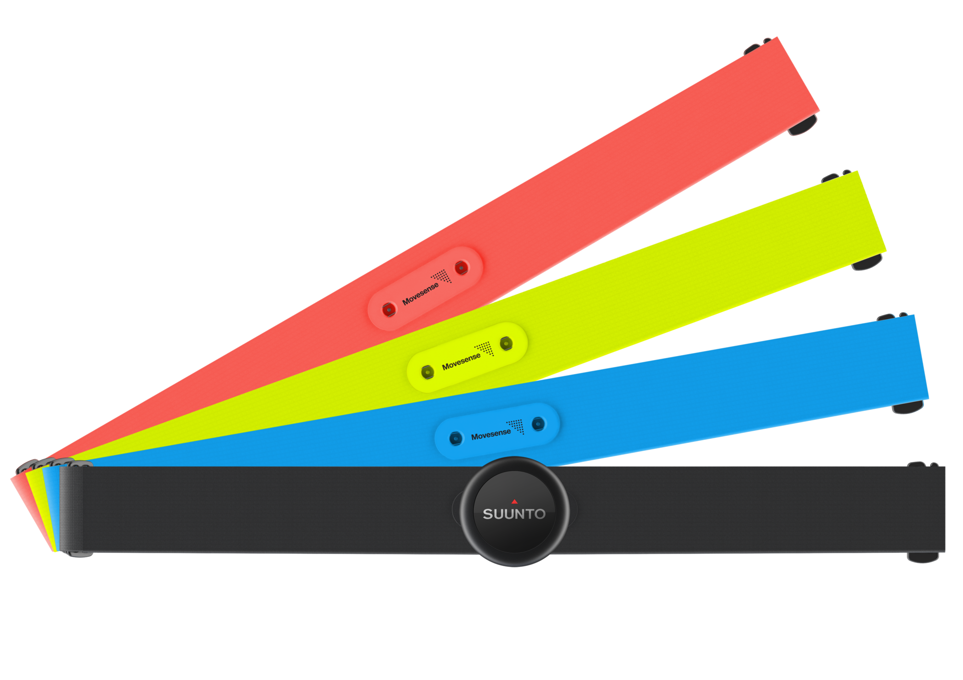 Suunto Elastische band voor Smart Sensor HR  Zwart/Zwart