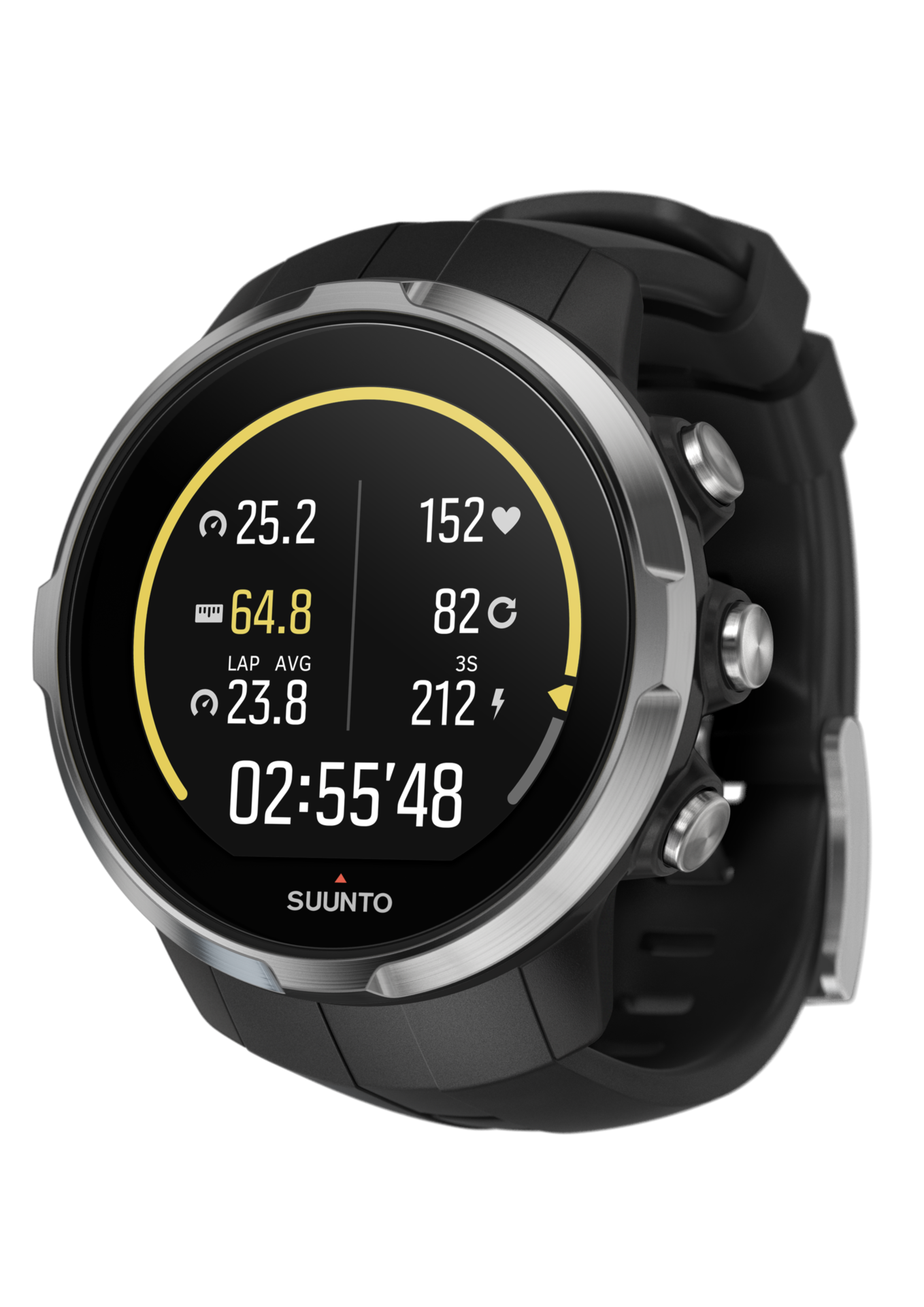 Suunto Spartan Sport Chest HR GPS Horloge Zwart