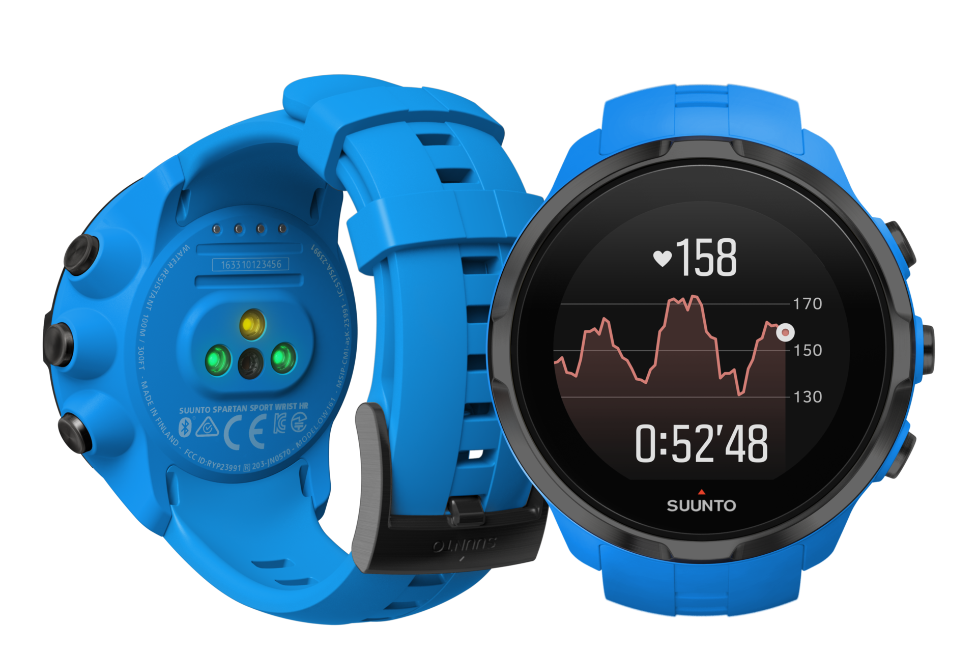 Suunto Spartan Sport Wrist HR GPS Horloge Blauw