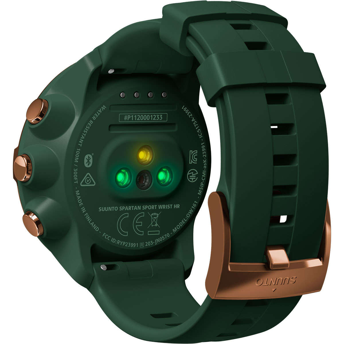 Suunto Spartan Sport Wrist HR Special Edition GPS Horloge Groen Koper