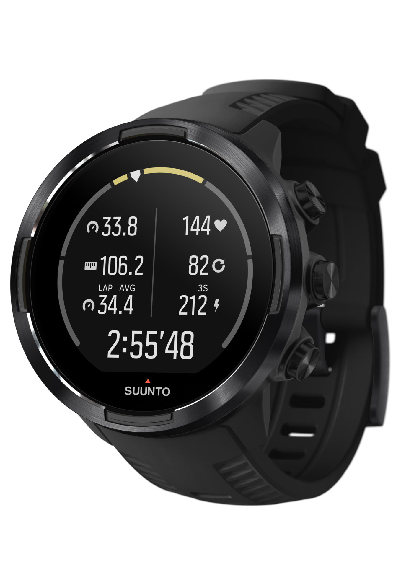 Suunto 9 Baro GPS Sporthorloge Zwart