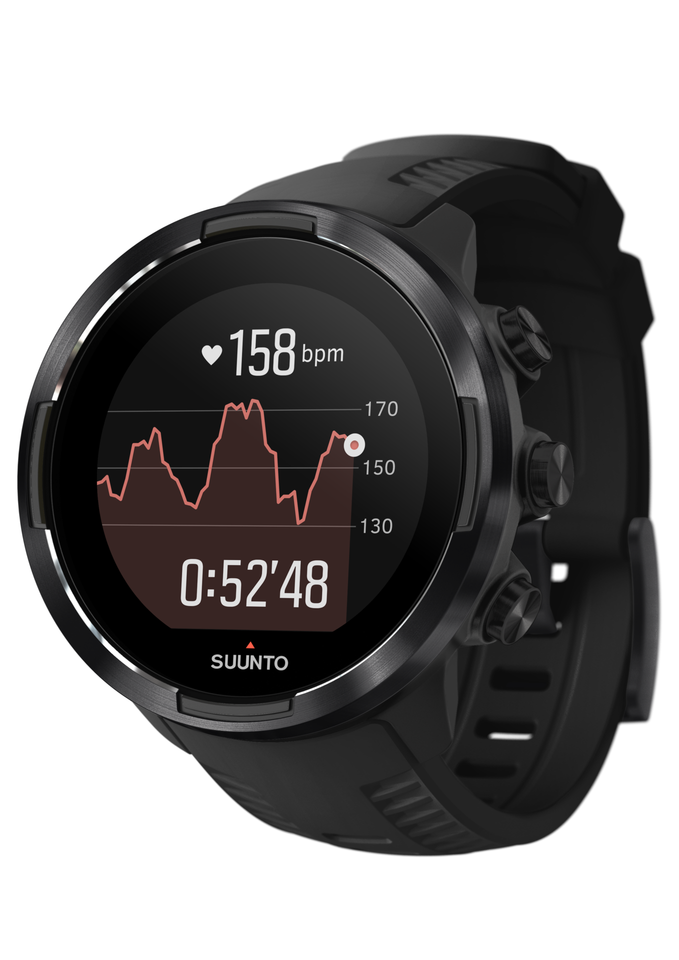 Suunto 9 Baro GPS Sporthorloge Zwart