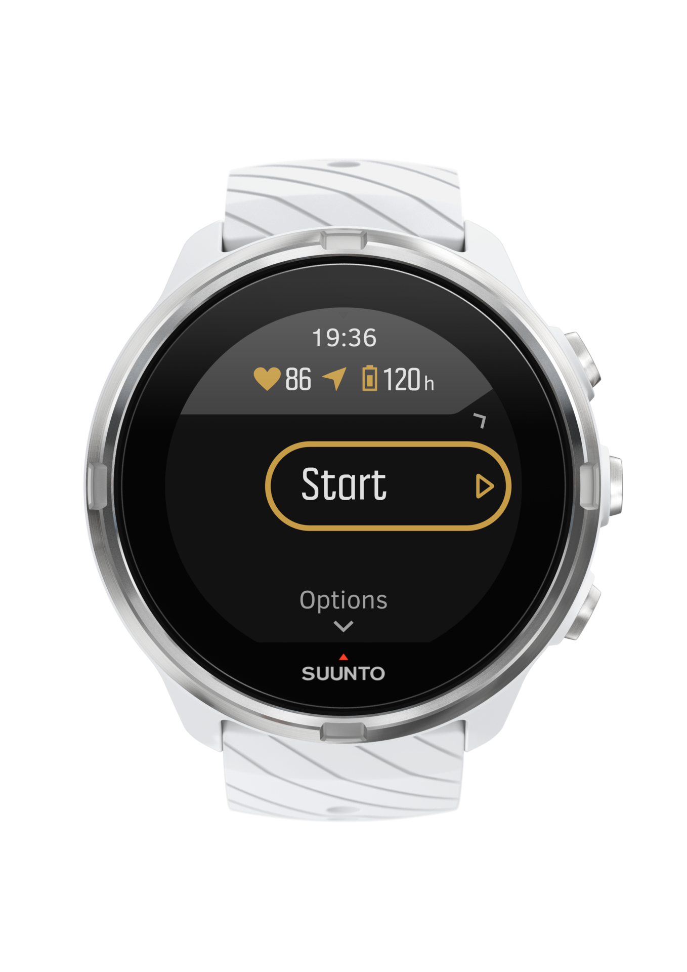 Suunto 9 GPS Horloge Wit/Wit