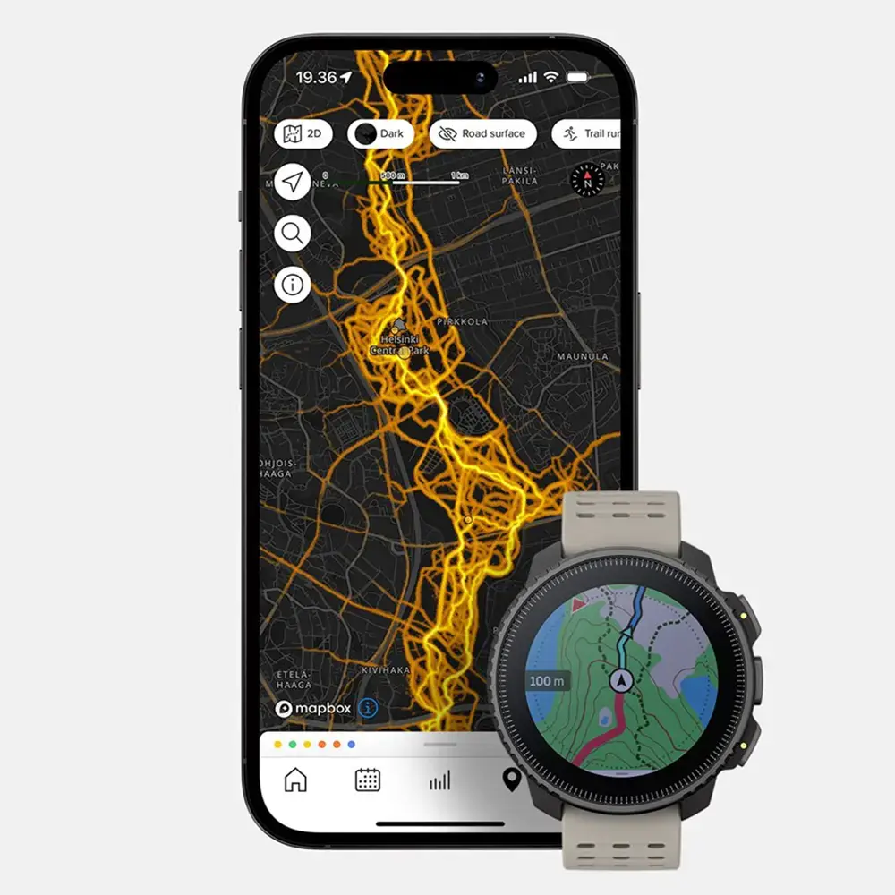 Suunto Vertical GPS Sporthorloge Zwart/Beige