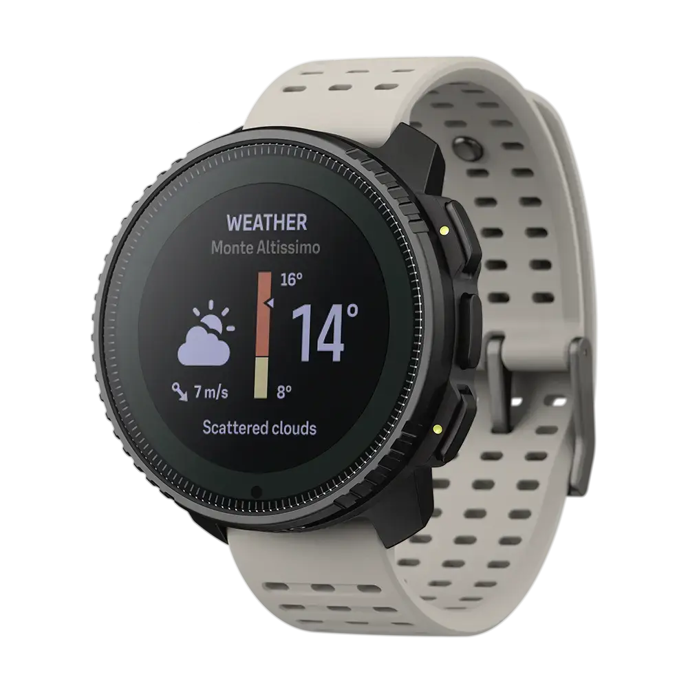 Suunto Vertical Solar Steel GPS Sporthorloge Beige