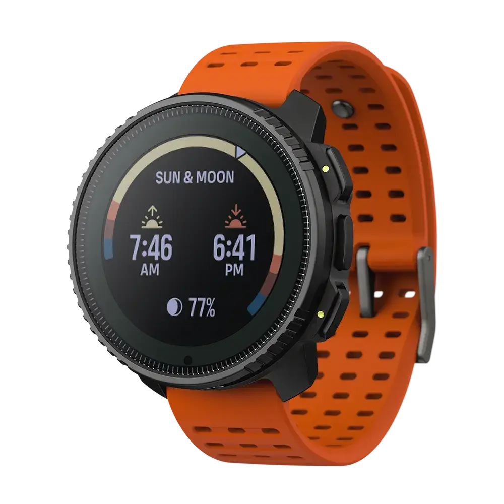 Suunto Vertical Solar Steel GPS Sporthorloge Oranje