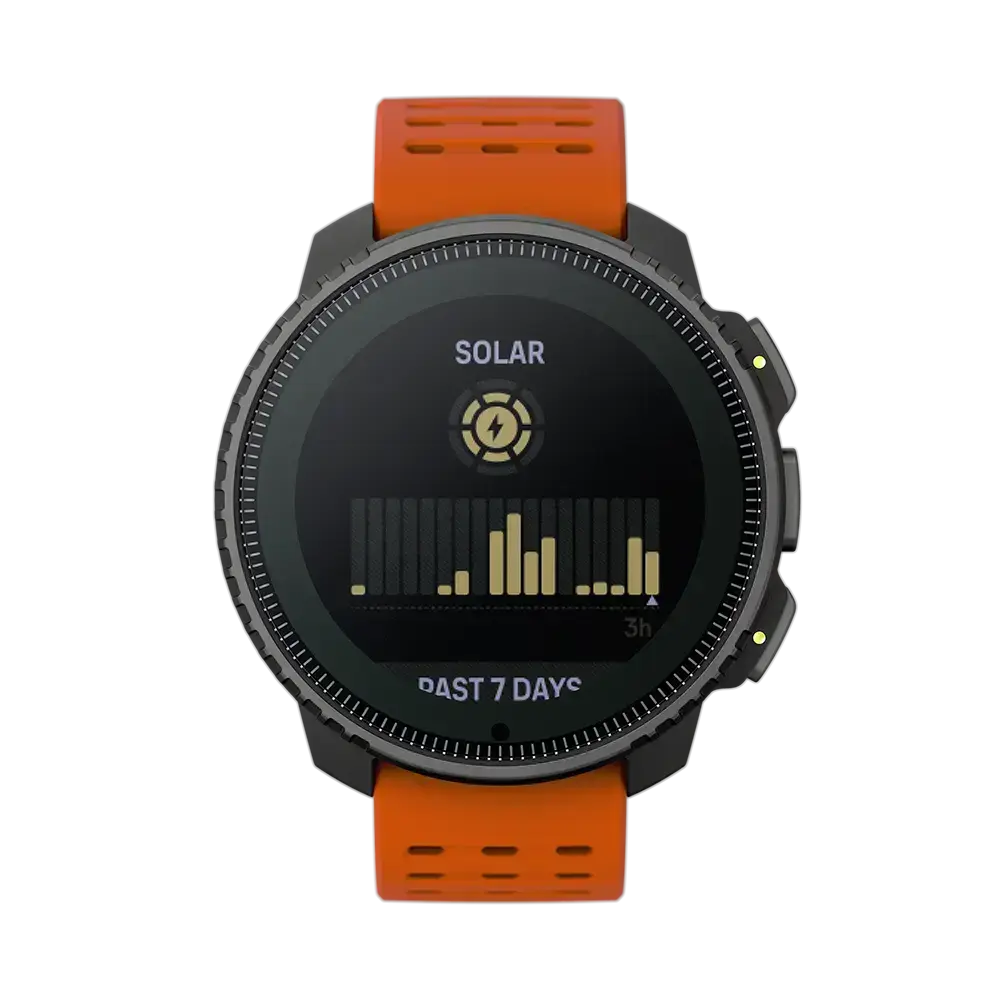 Suunto Vertical Solar Steel Sporthorloge Oranje + GRATIS Sonic Koptelefoon