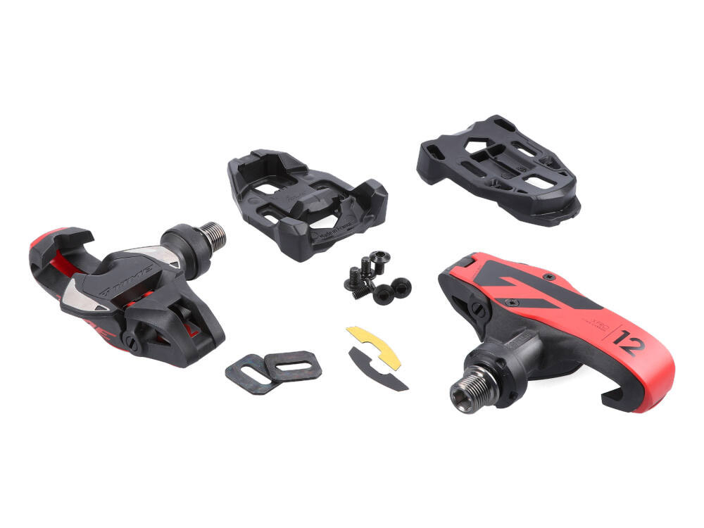 Time XPRO 12 Titan Carbon Race Pedalen Zwart Rood time-xpro-12-titan-carbon-race-pedalen-zwart-rood