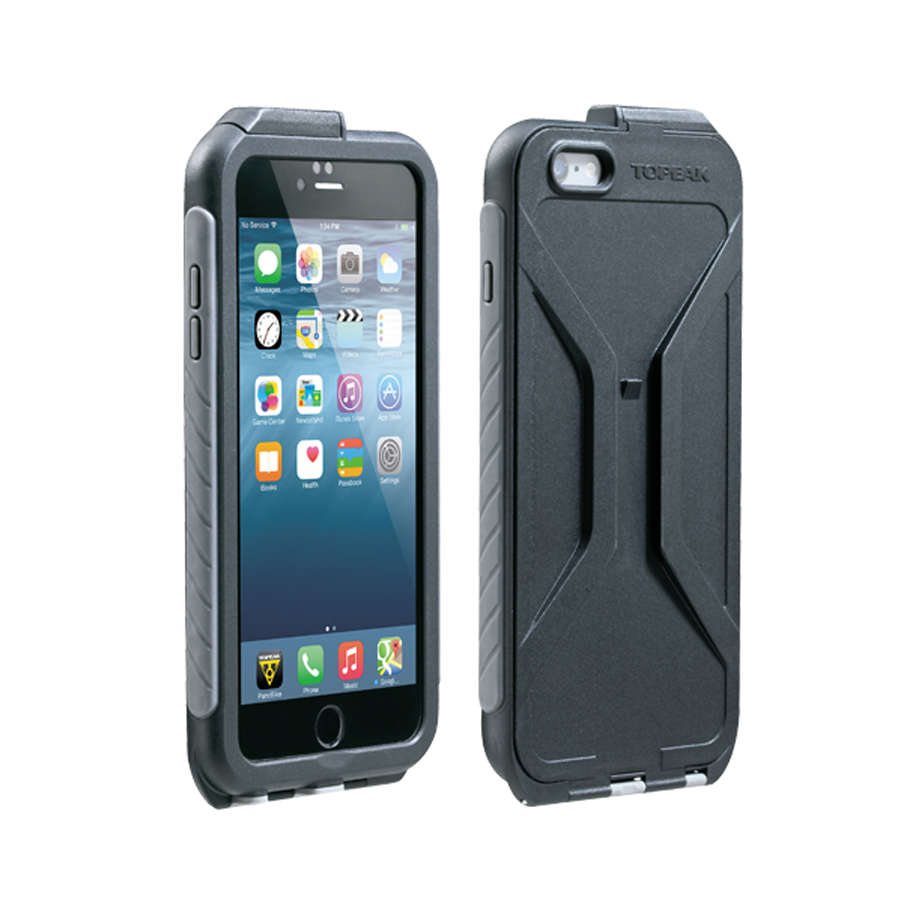 Topeak Waterproof RideCase Iphone 6 Plus met Houder Zwart/Grijs