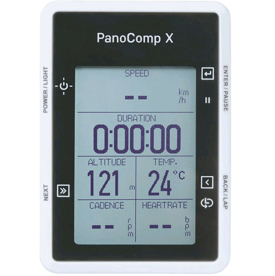 Topeak Pano X Fietscomputer Zwart/Wit