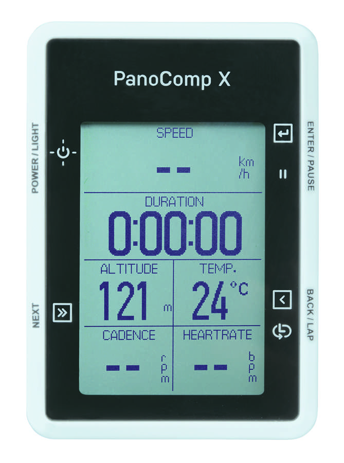 Topeak Pano X Fietscomputer met Sensoren Zwart/Wit