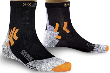 X-Socks Sky Run Zwart Sokken