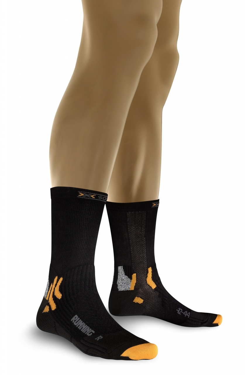 X-Socks Running Mid Calf Zwart Hardloopsokken