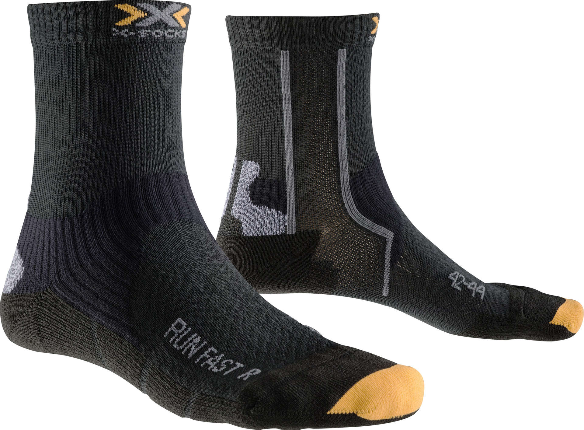 X-Socks Run Fast Hardloopsokken Zwart