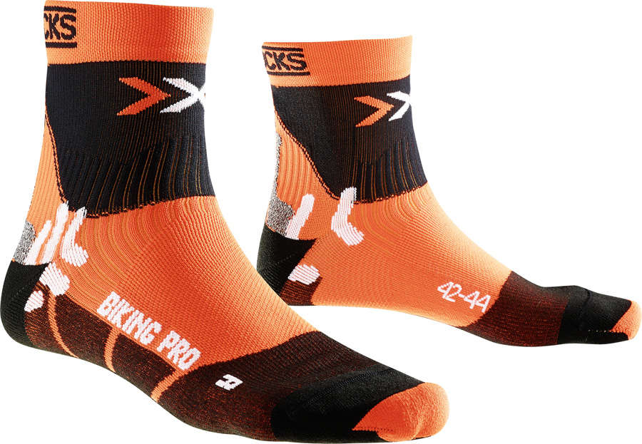 X-Socks Biking Pro Fietssokken Oranje/Zwart