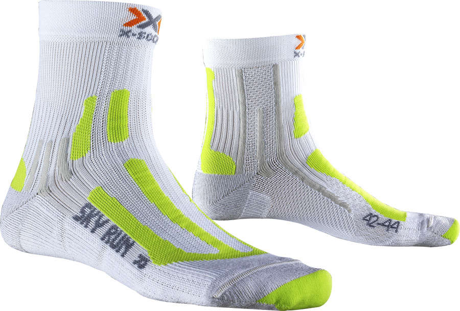X-Socks Sky Run V2.0 Hardloopsokken Wit/Groen