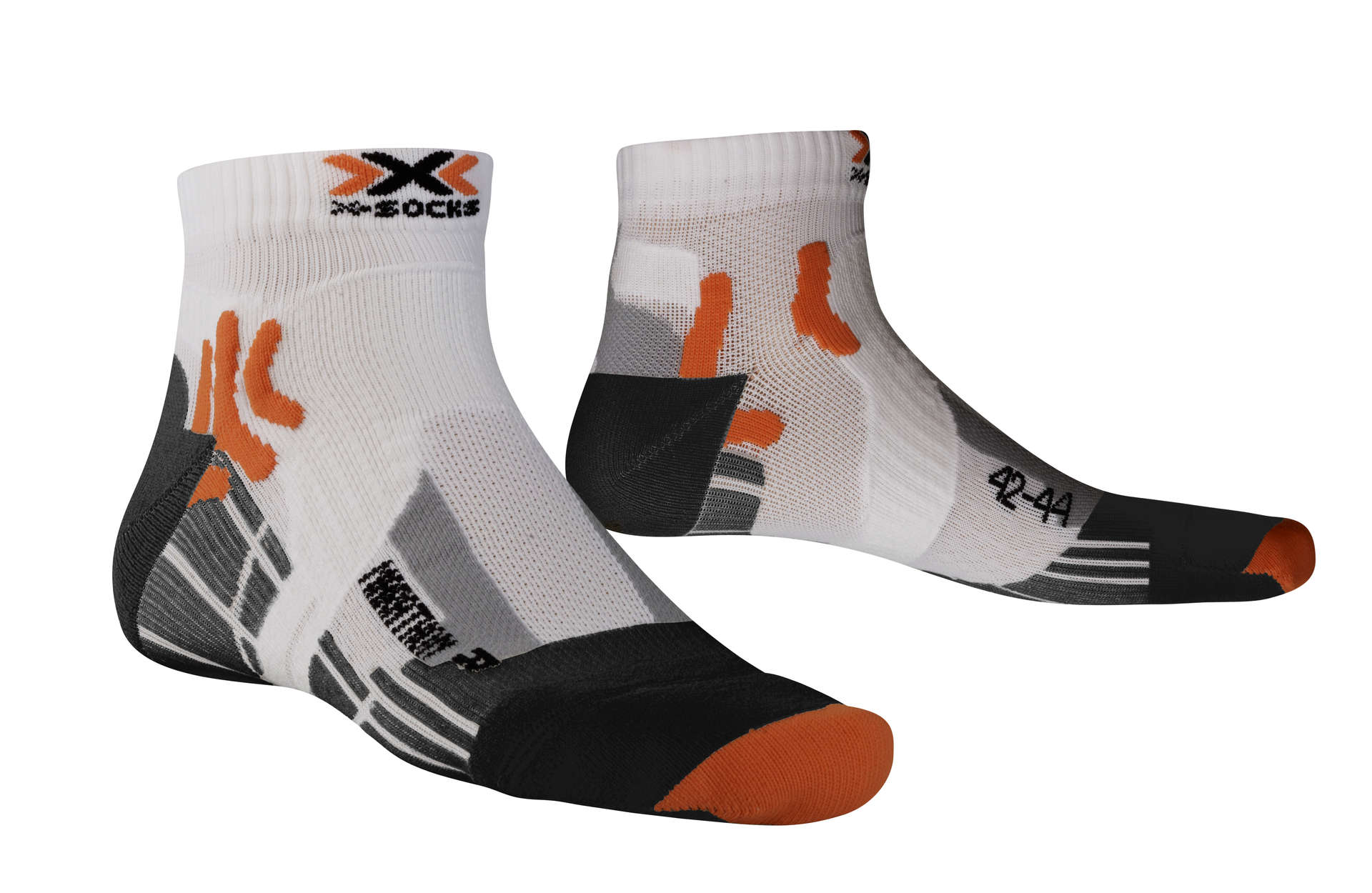 X-Socks Marathon Hardloopsokken Wit/Zwart