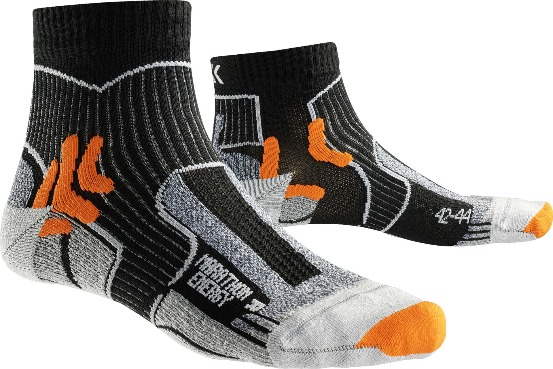 X-Socks Marathon Energy Hardloopsokken Zwart/Oranje