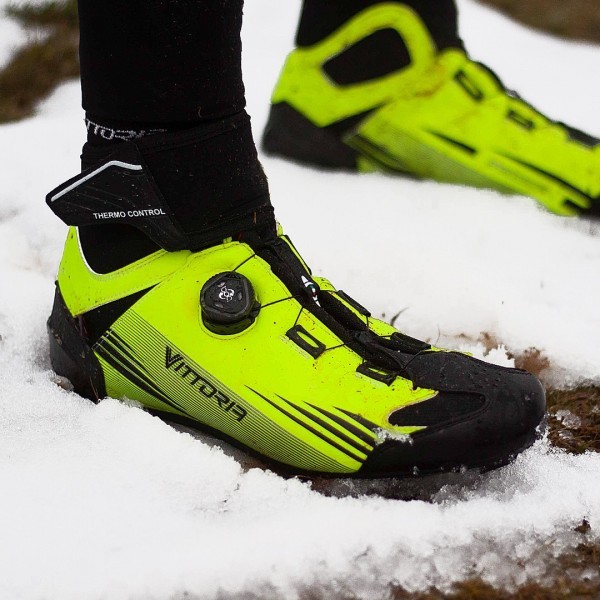 Vittoria Polar Wielrenschoenen Winter Geel Heren