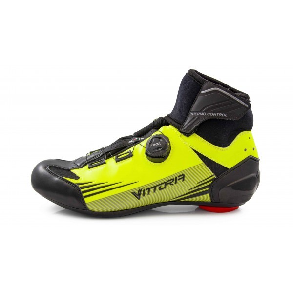 Vittoria Polar Wielrenschoenen Winter Geel Heren