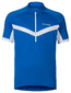 VAUDE Advanced Tricot II Fietsshirt Korte Mouwen Blauw/Wit Heren