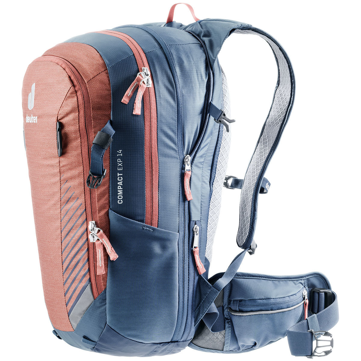 Deuter Compact EXP 14 Fietsrugzak Rood/Blauw