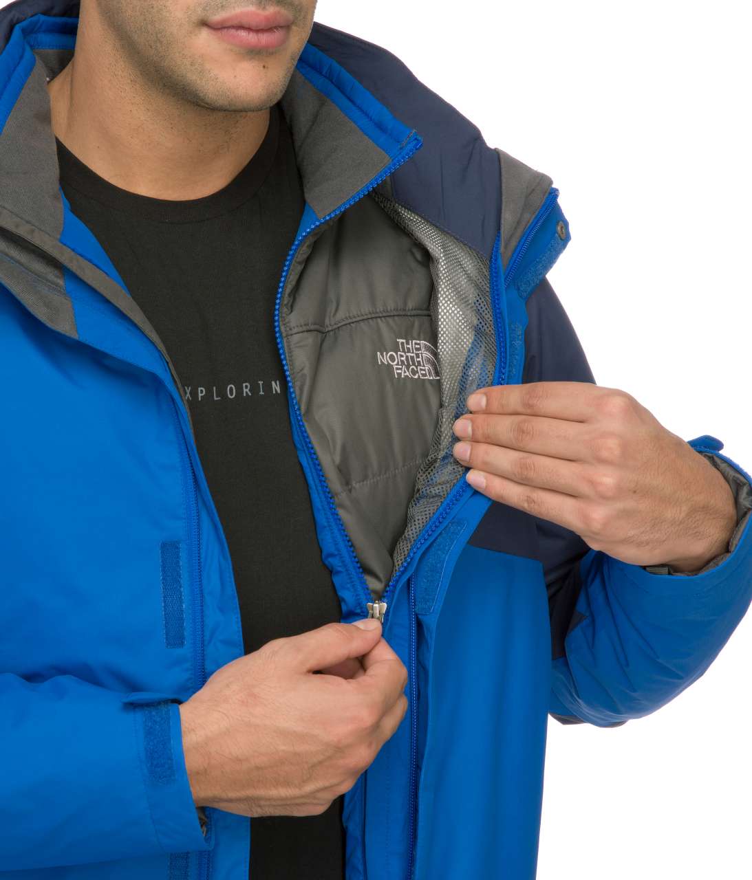 Inconsistent Zeep naast The North Face Solaris Triclimate Jacket Blauw Heren koop je bij  Futurumshop.nl