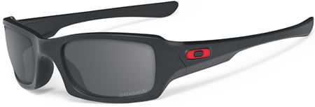 Oakley Ducati Fives Squared Matte Black/Black Iridium Polarized Sport Zonnebr