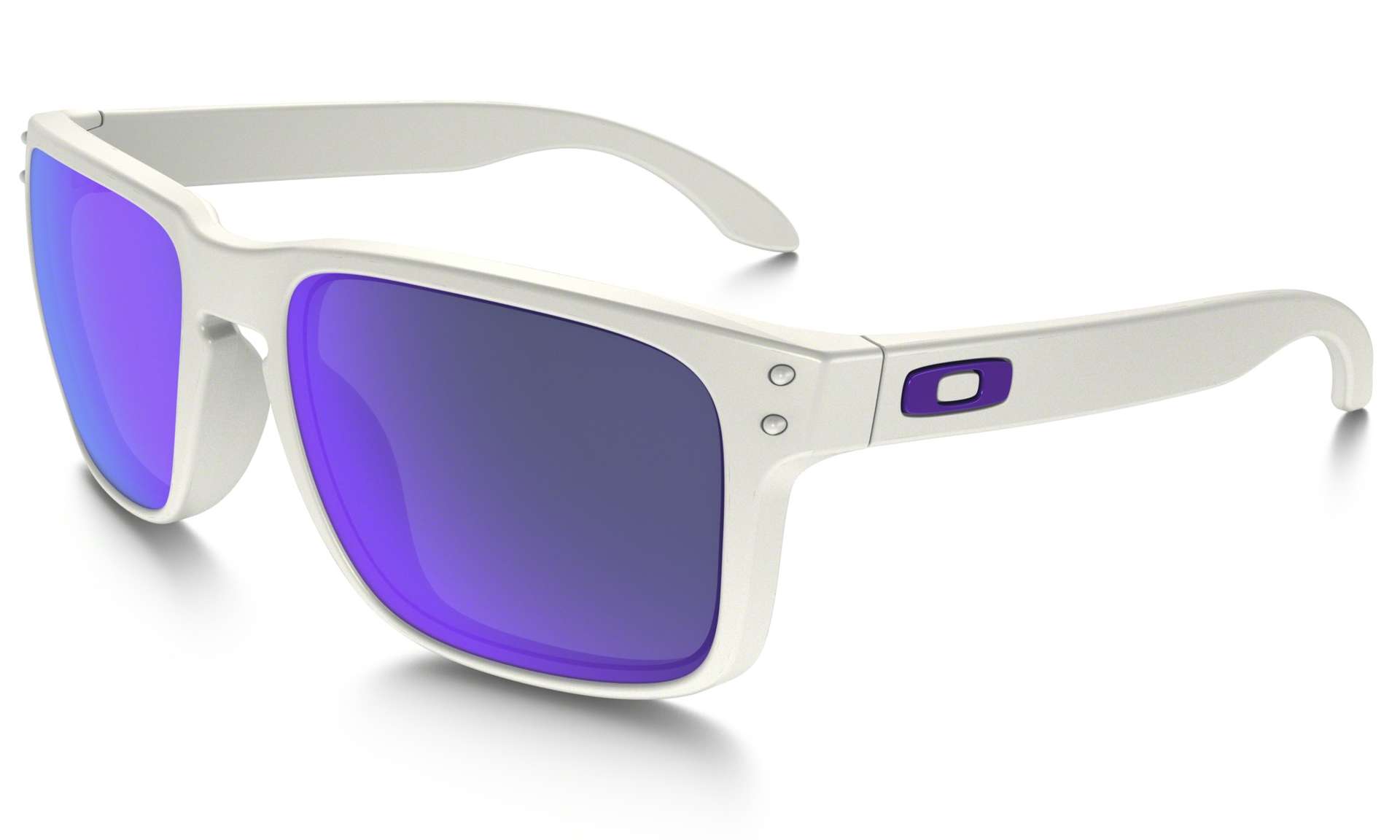 Oakley Holbrook Matte White/Violet Iridium Sport Zonnebril