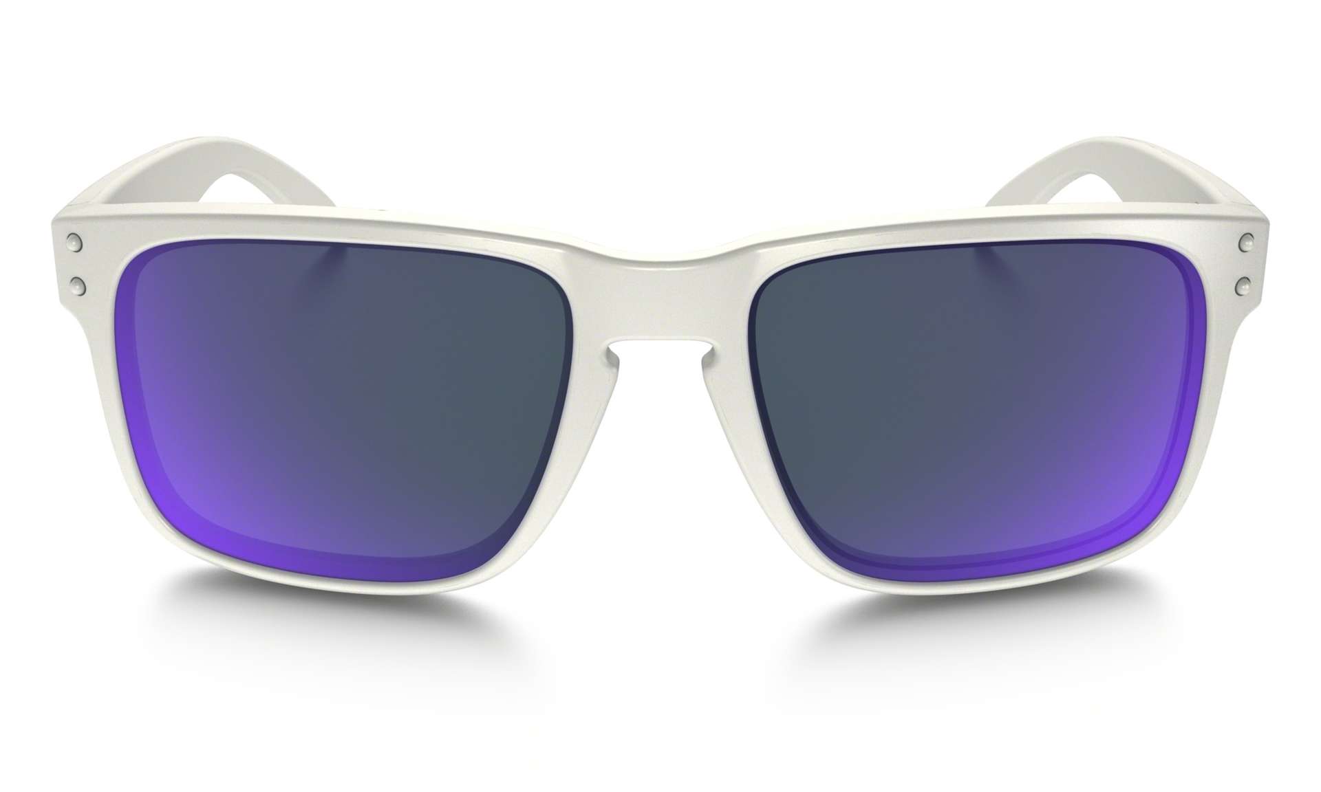 Oakley Holbrook Matte White/Violet Iridium Sport Zonnebril