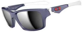 Oakley Jupiter Squared Matte Navy/Chrome Iridium Sport Zonnebril