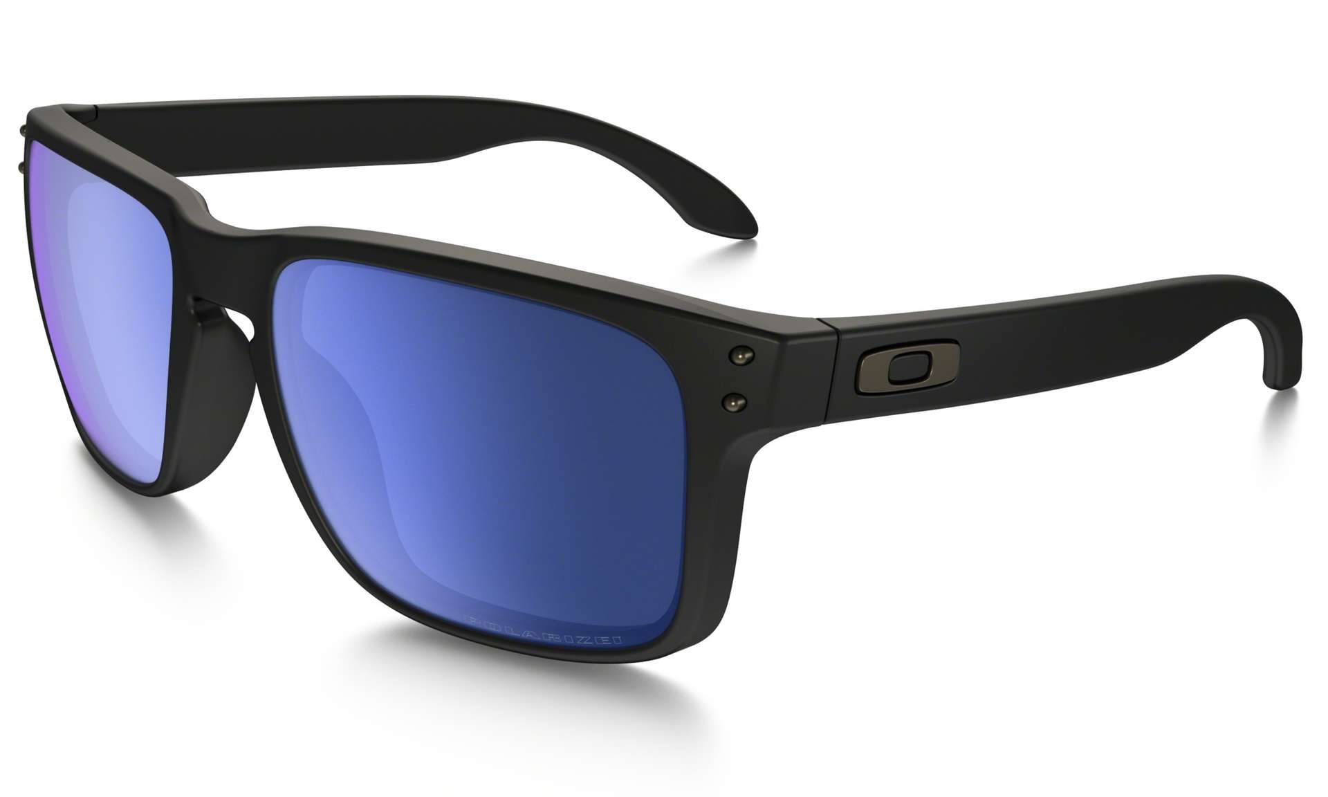 Oakley Holbrook Mat Zwart/Ice Iridium Polarized Sport Zonnebril