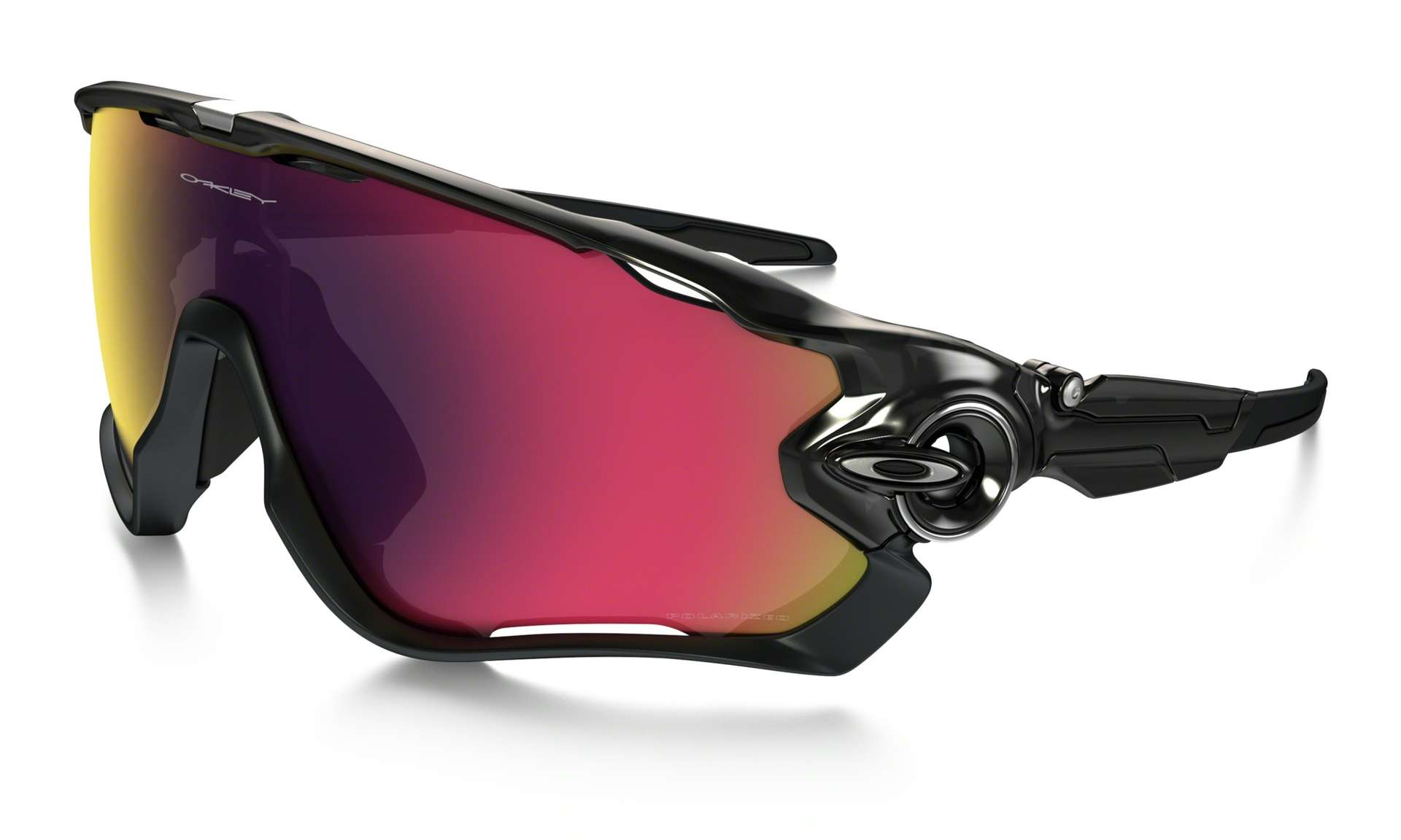 Oakley Jawbreaker Sport Zonnebril Zwart Red Iridium Polarized Lens