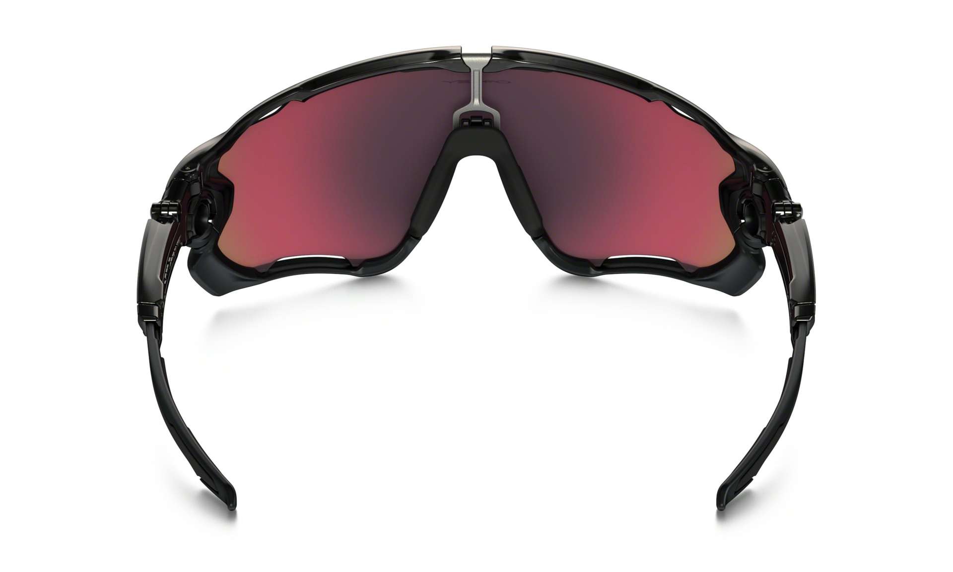 Oakley Jawbreaker Sport Zonnebril Zwart Red Iridium Polarized Lens
