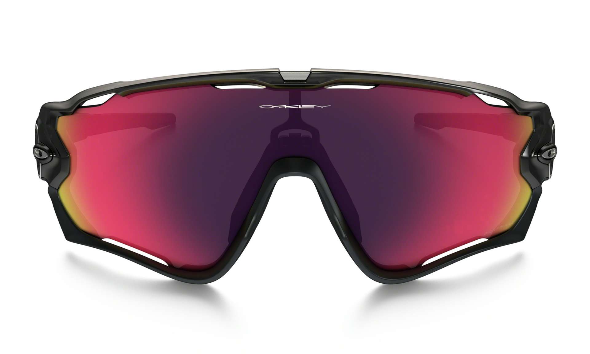 Oakley Jawbreaker Sport Zonnebril Zwart Red Iridium Polarized Lens