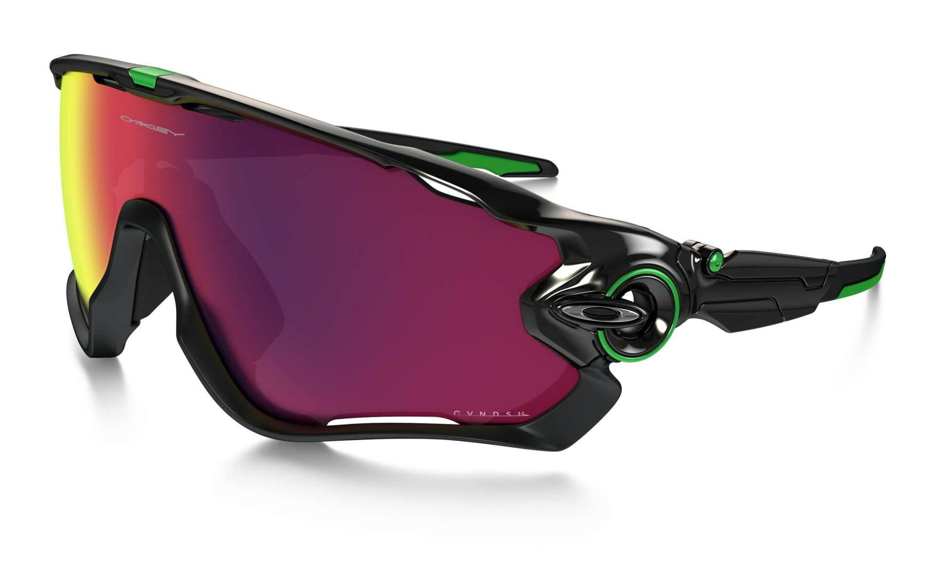 Oakley Jawbreaker Sport Zonnebril Zwart/Groen Prizm Road Lens