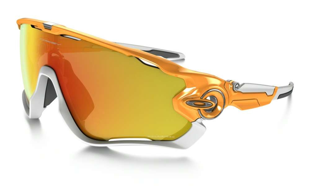 Oakley Jawbreaker Sport Zonnebril Iridium Lens Oranje/Rood