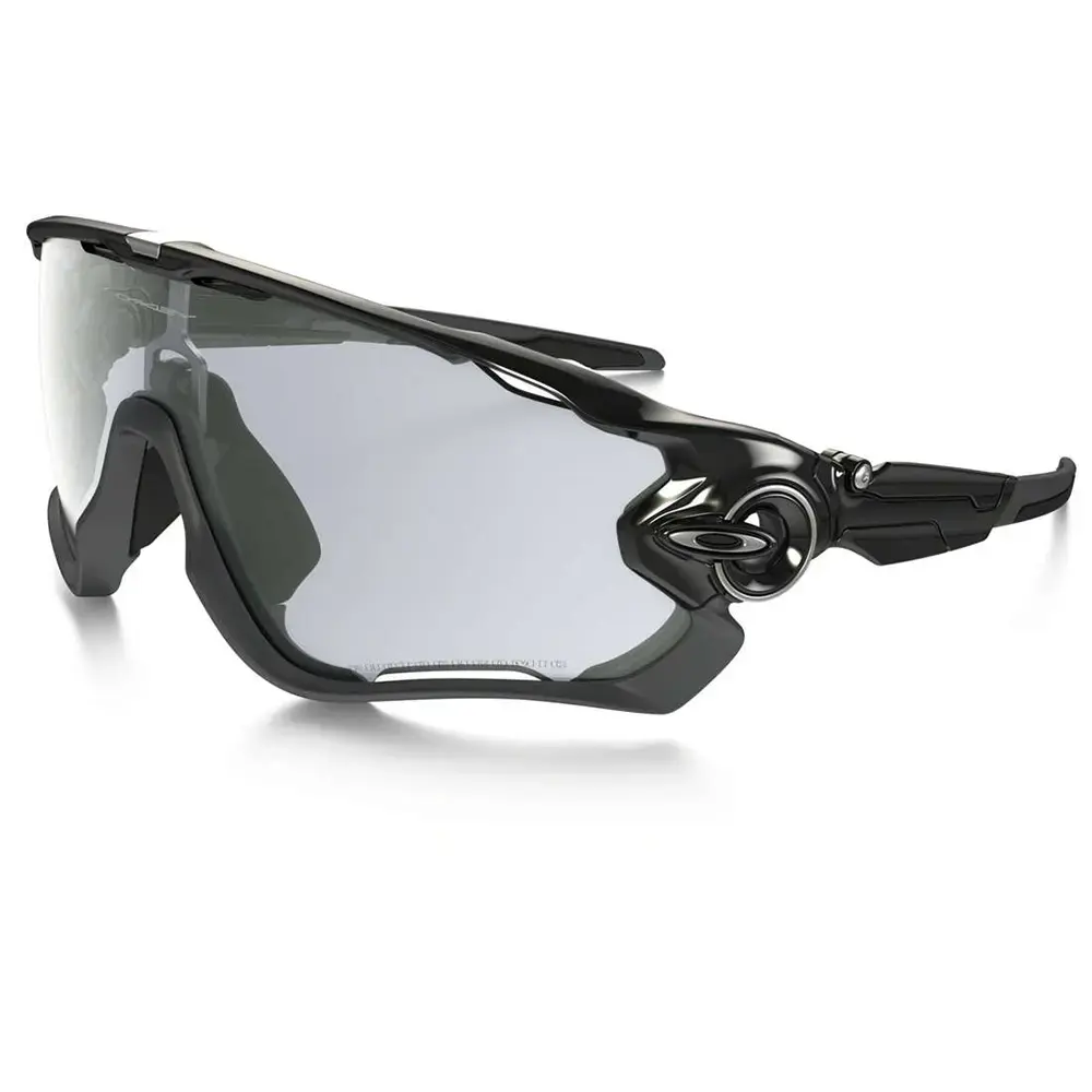 Oakley Jawbreaker Fietsbril Zwart Iridium Photochromic Lens