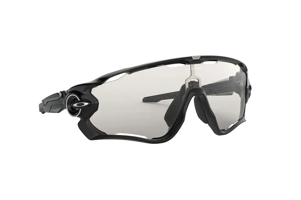 Oakley Jawbreaker Fietsbril Zwart Iridium Photochromic Lens
