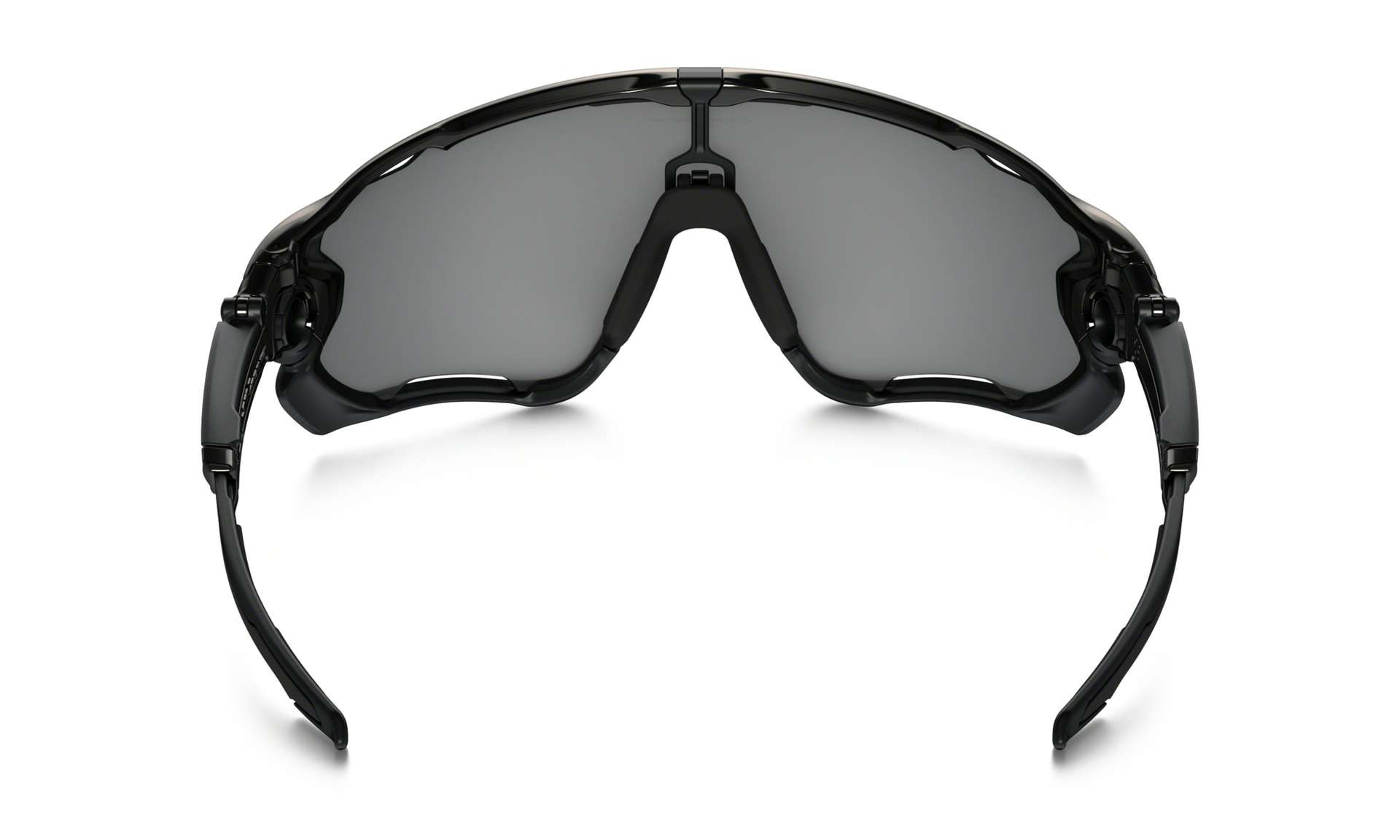 Oakley Jawbreaker Fietsbril Zwart Chrome Iridium Lens