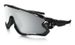Oakley Jawbreaker Fietsbril Zwart Chrome Iridium Lens