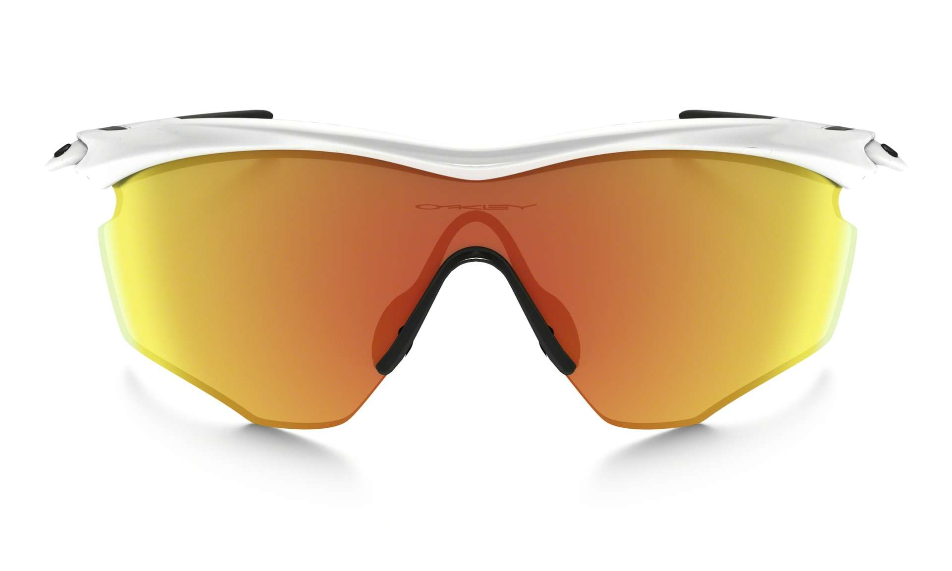 Oakley M2 Frame XL Sport Zonnebril Wit Fire Iridium Lens