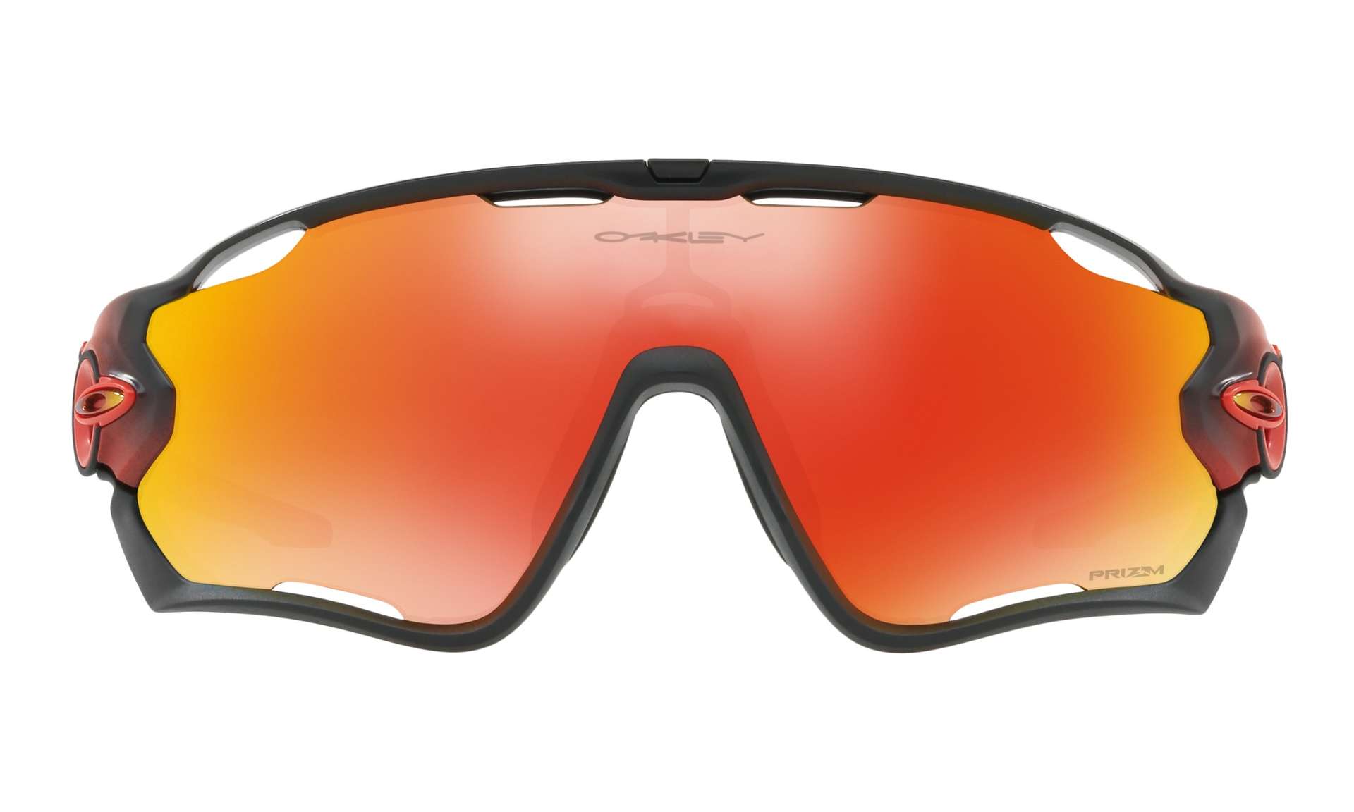 Oakley Jawbreaker Sport Zonnebril Zwart/Rood Fade Prizm Ruby Lens