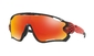 Oakley Jawbreaker Sport Zonnebril Zwart/Rood Fade Prizm Ruby Lens