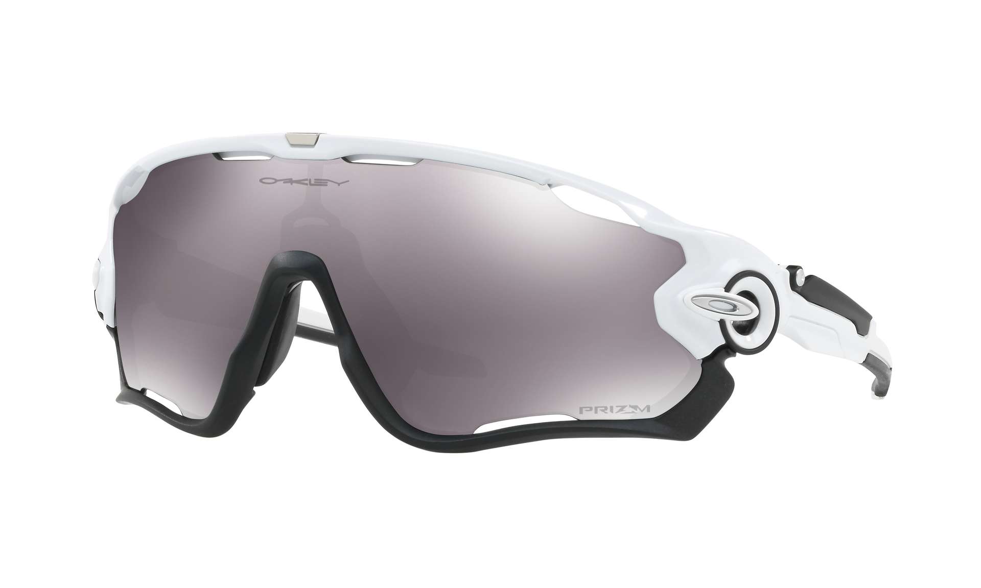 Oakley Jawbreaker Sport Zonnebril Wit Prizm Black Lens