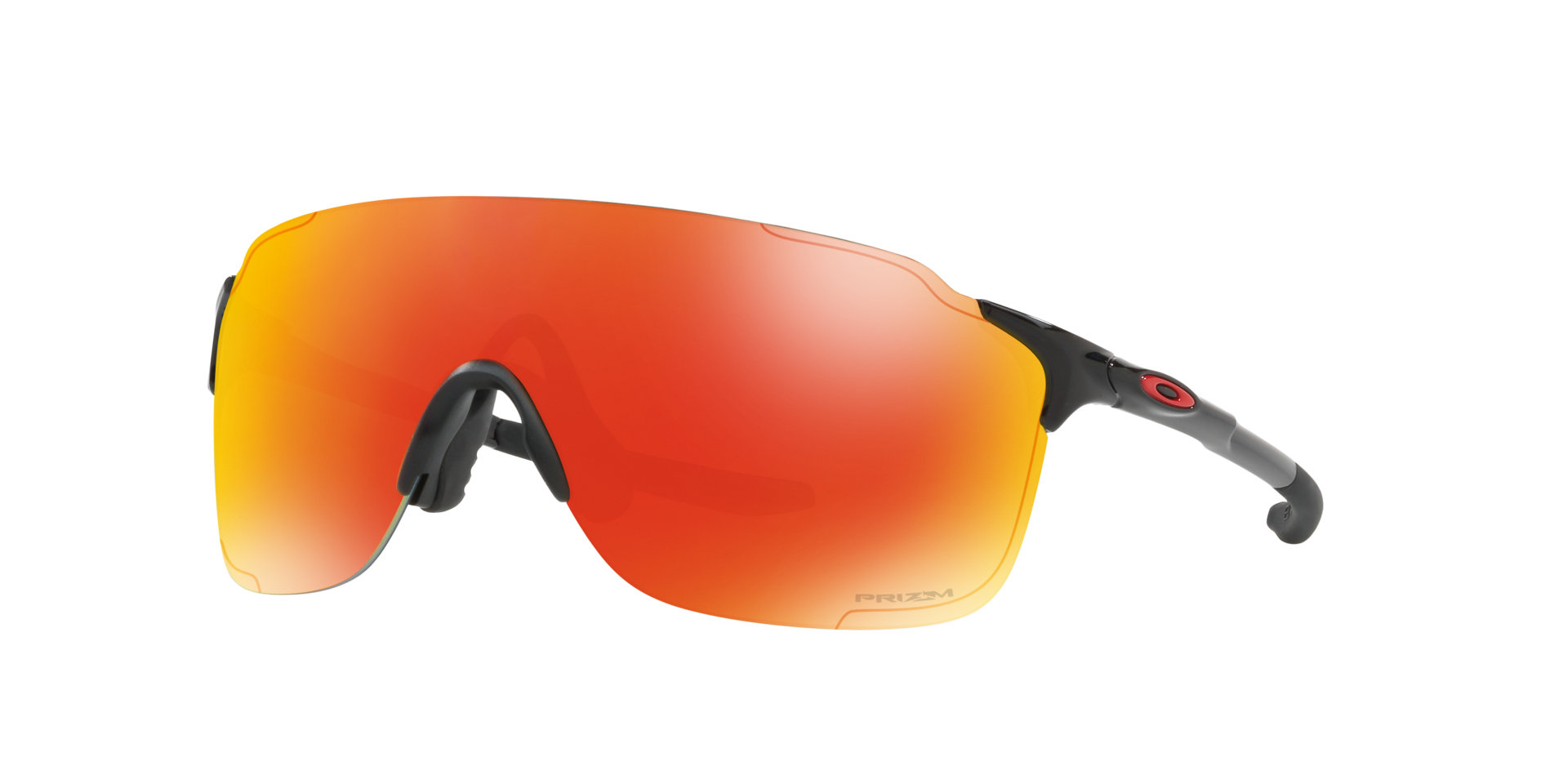 Oakley EVZero Stride Sport Zonnebril Polished Zwart Prizm Ruby Lens