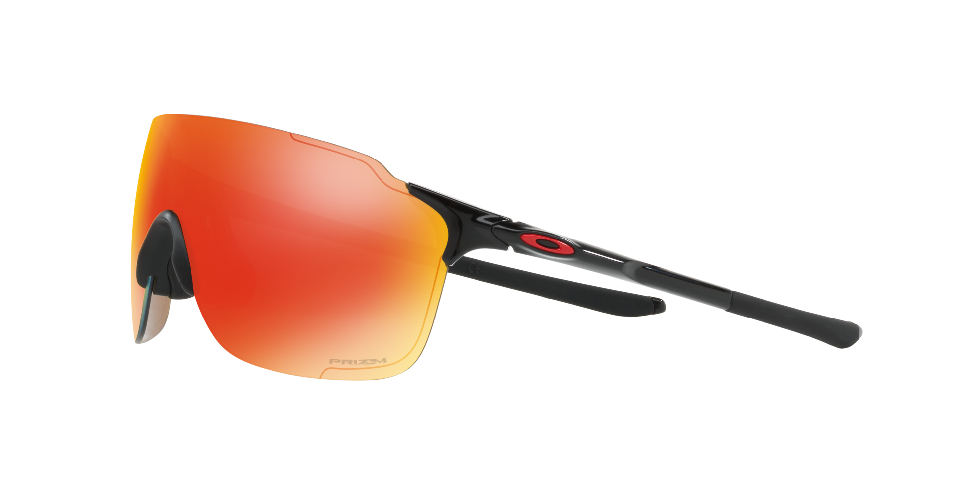 Oakley EVZero Stride Sport Zonnebril Polished Zwart Prizm Ruby Lens