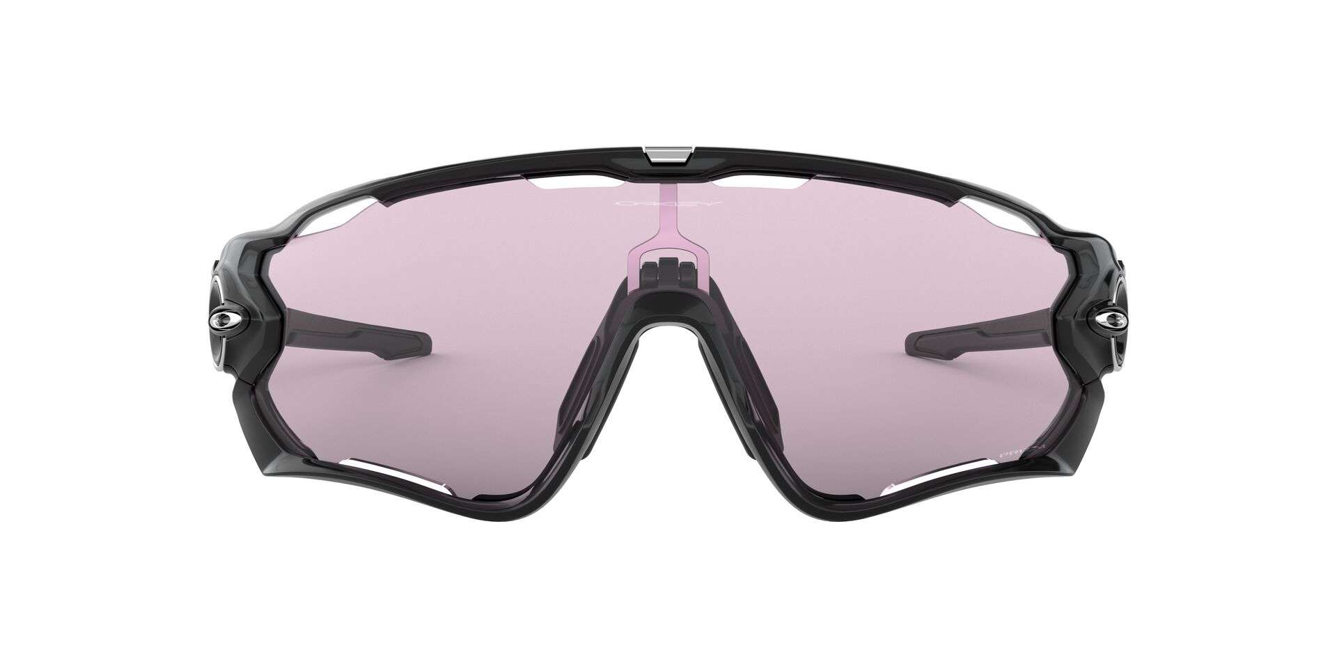 Oakley Jawbreaker Fietsbril Polished Zwart Prizm Low Light Lens